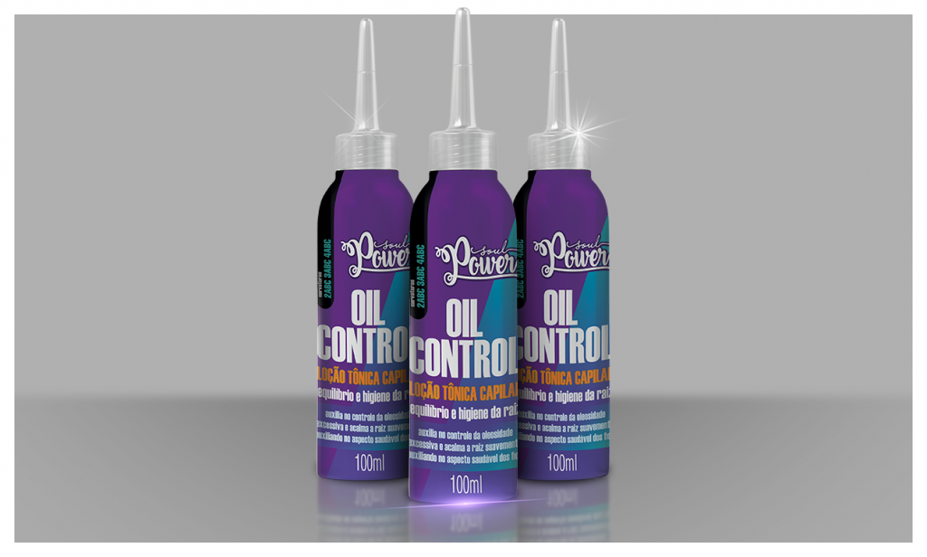 Como controla a oleosidade dos cabelos - Oil Control - Soul Power.